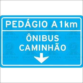 Pedágio a 1km - Ônibus / caminhão